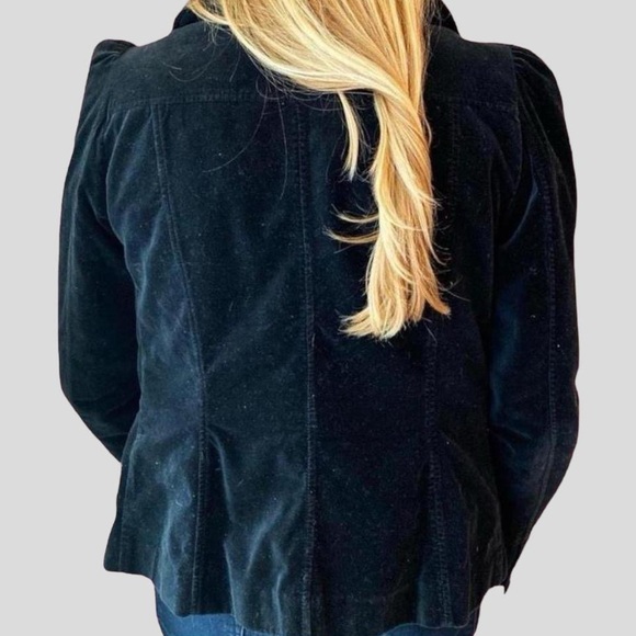 Vintage y2k dark academia velvet blazer - Picture 6 of 8